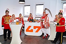 03 Studio 47 2026-02-11 01  Tour-Tag, 11. Februar - An diesem Mittwoch hatten wir2 Termine mit der Kinderprinzencrew zusammen, einmal den Rathausempfang in Rheinhausen und das Wiegen bei der DEKRA. Nach dem Besuch im Studio 47 ging es in den Steinhof zum Abend für den Bürger des Jahres. : DVPJ, Toni I, Jules I., Prinz Karneval, Prinz, Prinzessin Aileen I., Hofmarschälle, Page, Pagen, Paginnen, HDK, Duisburg, Karneval, Helau, Tollität, Event, Session 2025, Session 2025, HDK Duisburg, Hauptausschuss, Hauptausschuss Karneval Duisburg, Duisburg ist echt